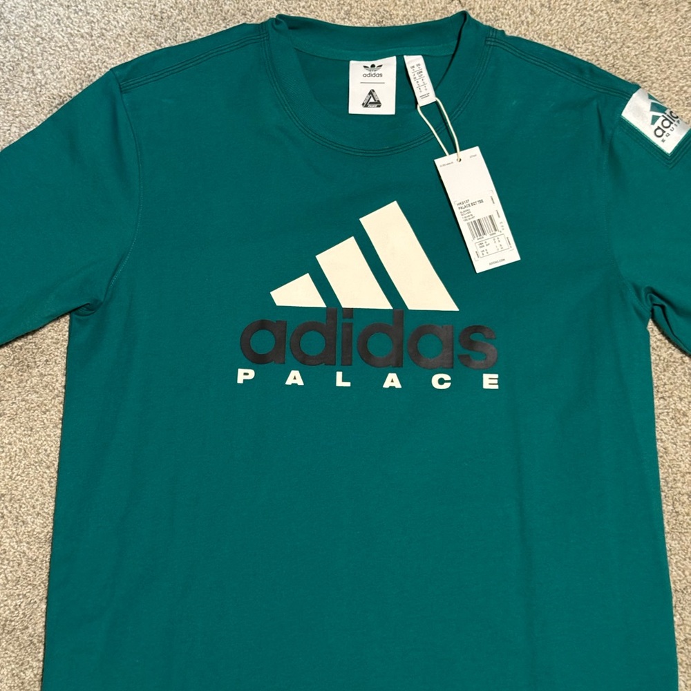 Adidas X Palace EQT Green Tee Size Small